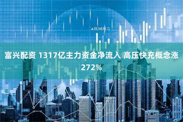 富兴配资 1317亿主力资金净流入 高压快充概念涨272%
