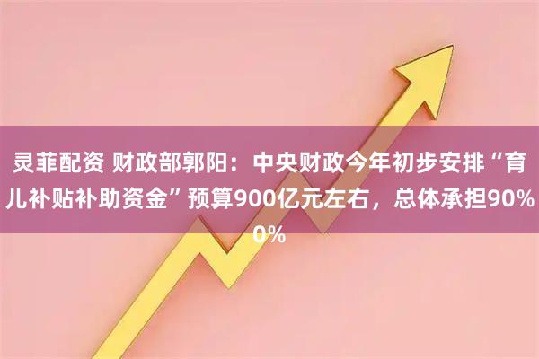灵菲配资 财政部郭阳：中央财政今年初步安排“育儿补贴补助资金”预算900亿元左右，总体承担90%